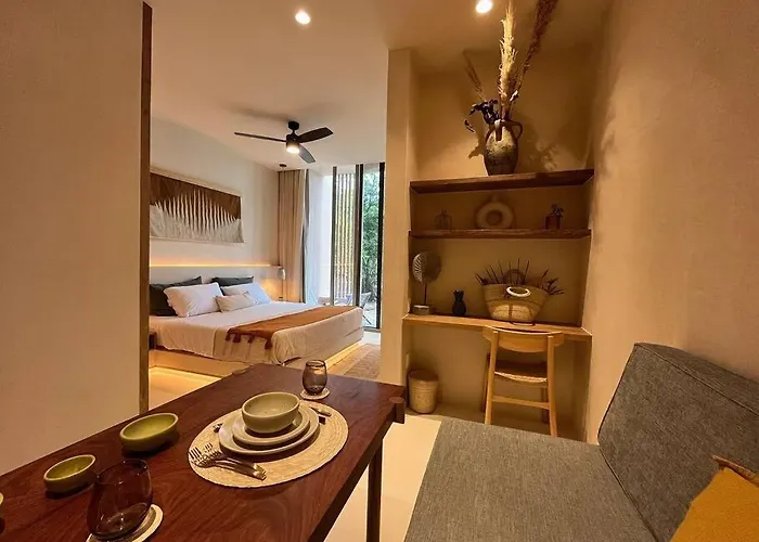 New And Cozy Loft With Pool In Aldea Zama